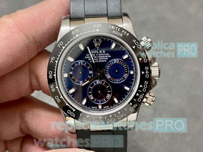 AAA Swiss Clone Rolex DayTona 7750 904L Oystersteel Rubber Strap